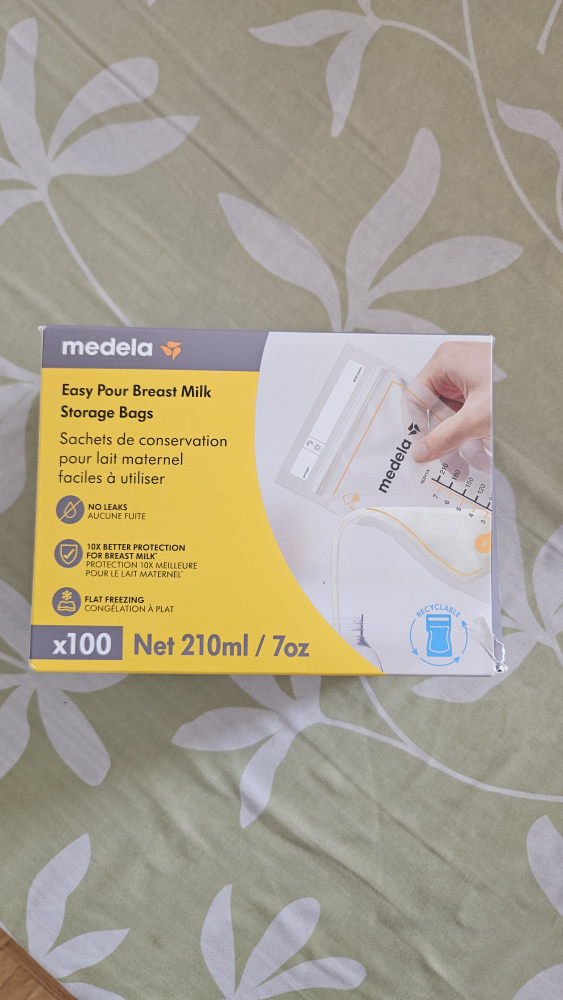 100 Medela Breast Milk Storage Bags - New