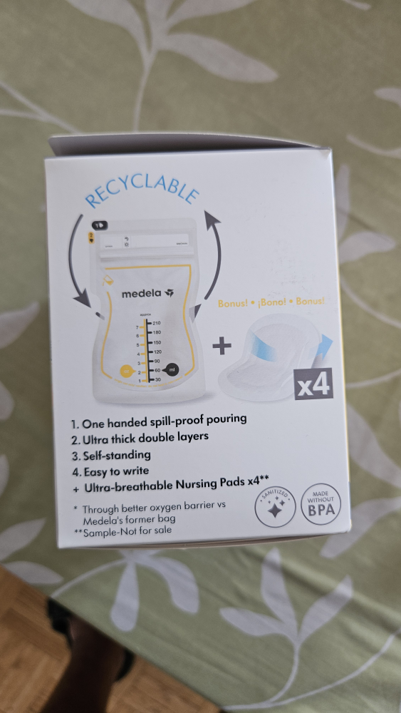 100 Medela Breast Milk Storage Bags - New - photo 2