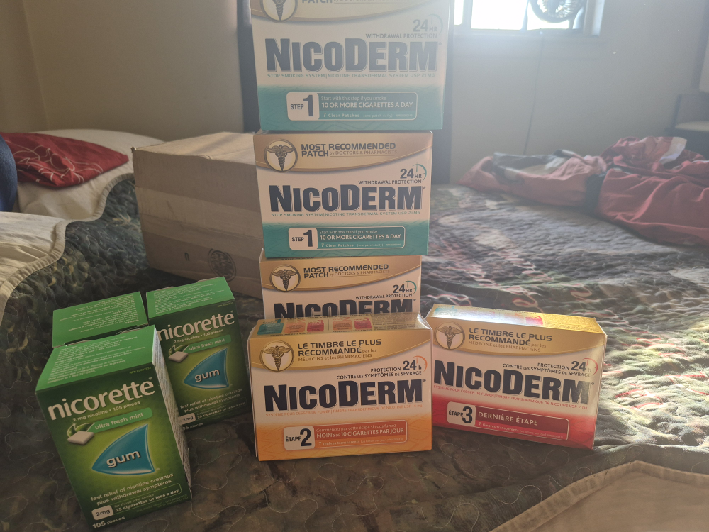 Nicoderm & Nicorette Stop Smoking Aids