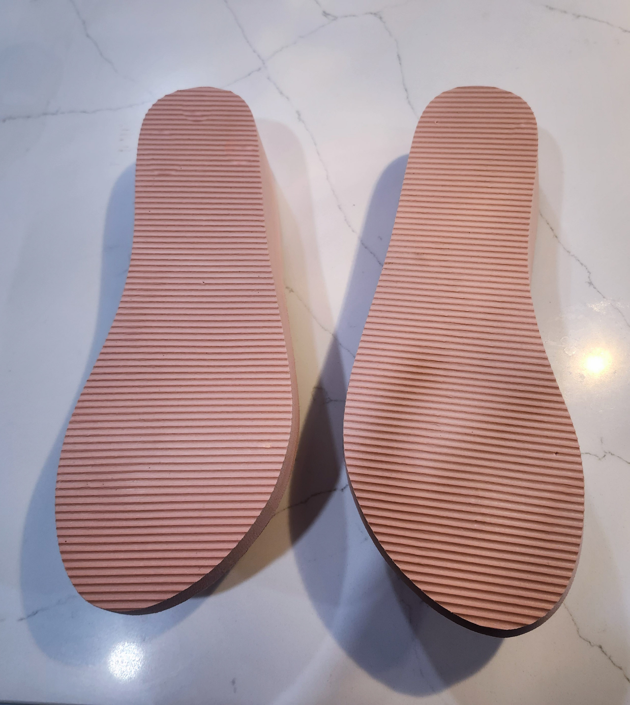 Pink Wedge Flip Flops, Size 8 - photo 3