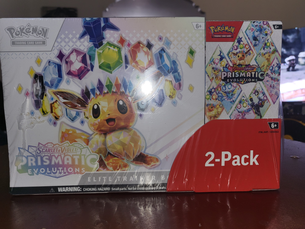 Pokemon TCG Prismatic Evolutions Elite Trainer Box + 2-Pack