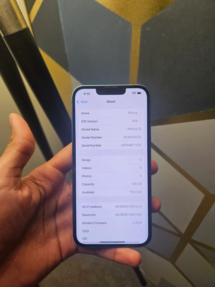 iPhone 13 128GB Blue - Excellent Condition image indicator(3)