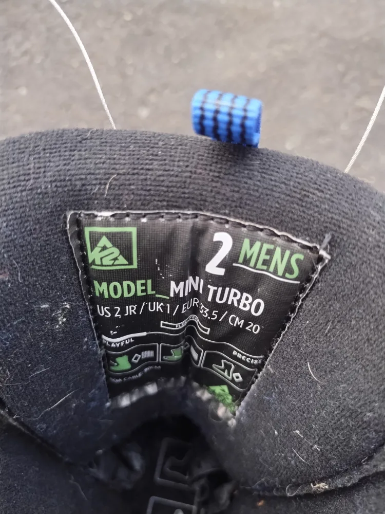 K2 Mini Turbo Snowboard Boots - Size 2 Mens image indicator(4)