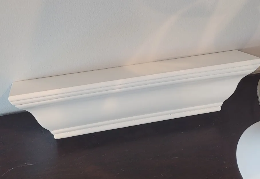 3 Items. Butterly Art, Lamp and small shelf. image indicator(5)