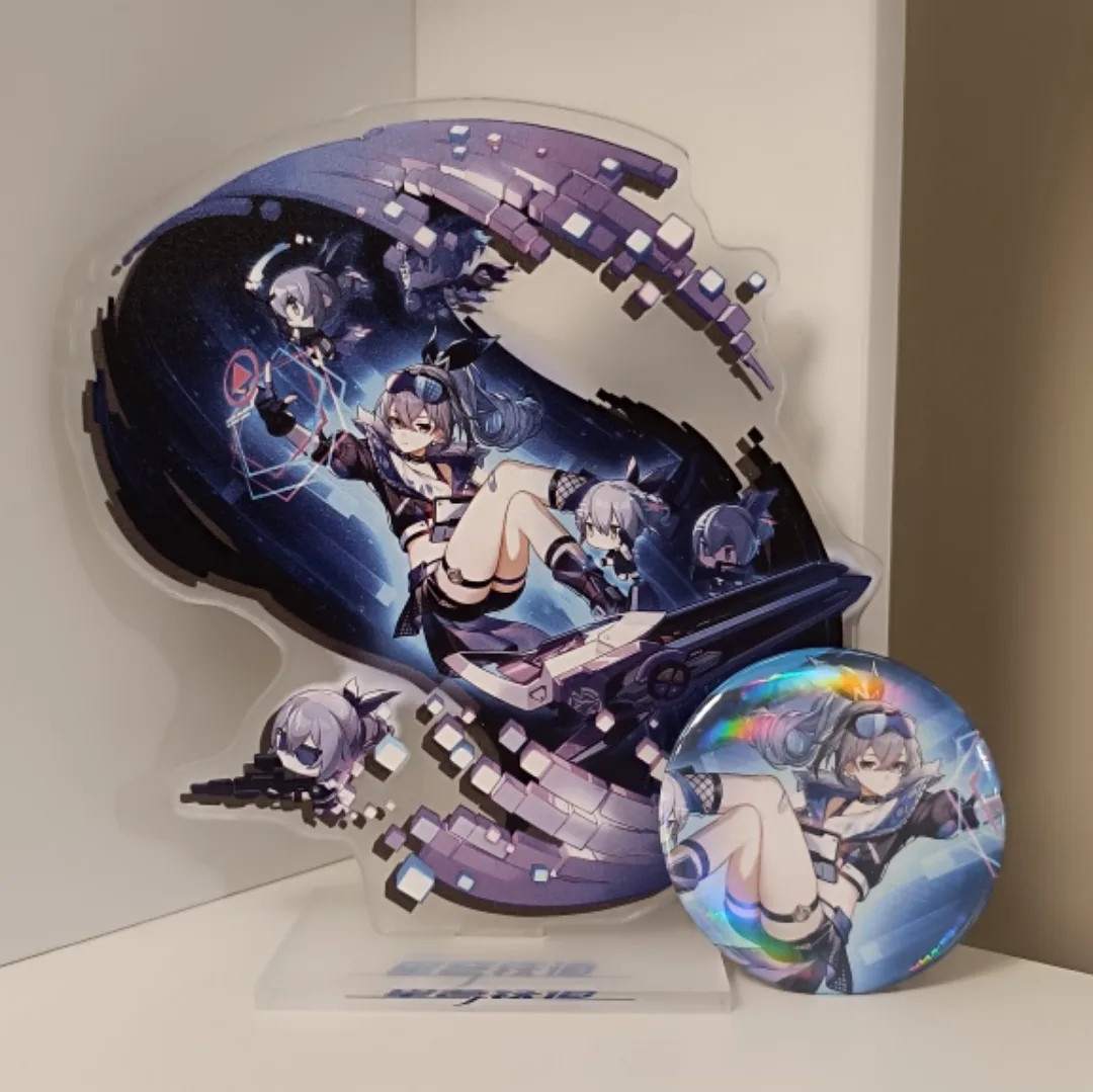 Honkai Star Rail Silver Wolf Acrylic Stand & Pin thumbnail