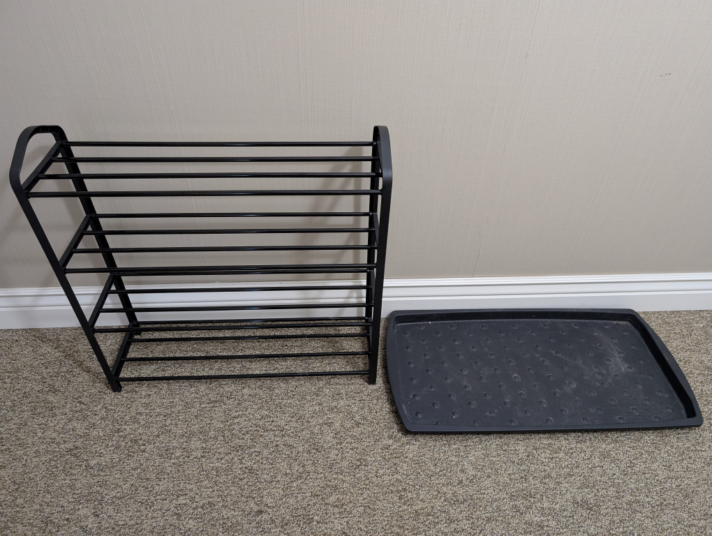 Shoe Rack with boot Tray