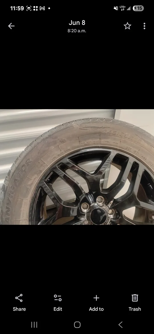 Replica R189 Gloss Black Rims - 5x4.25" Bolt Pattern image indicator(3)