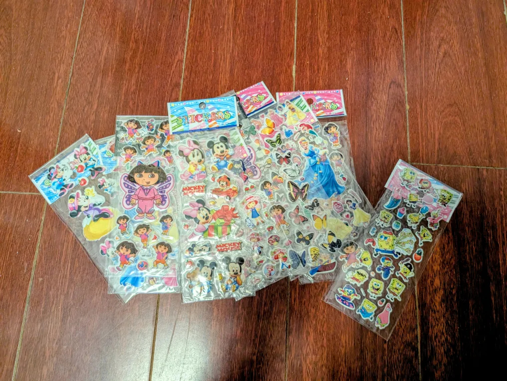 Stickers - Dora, Disney, Spongebob, Strawberry Shortcake thumbnail