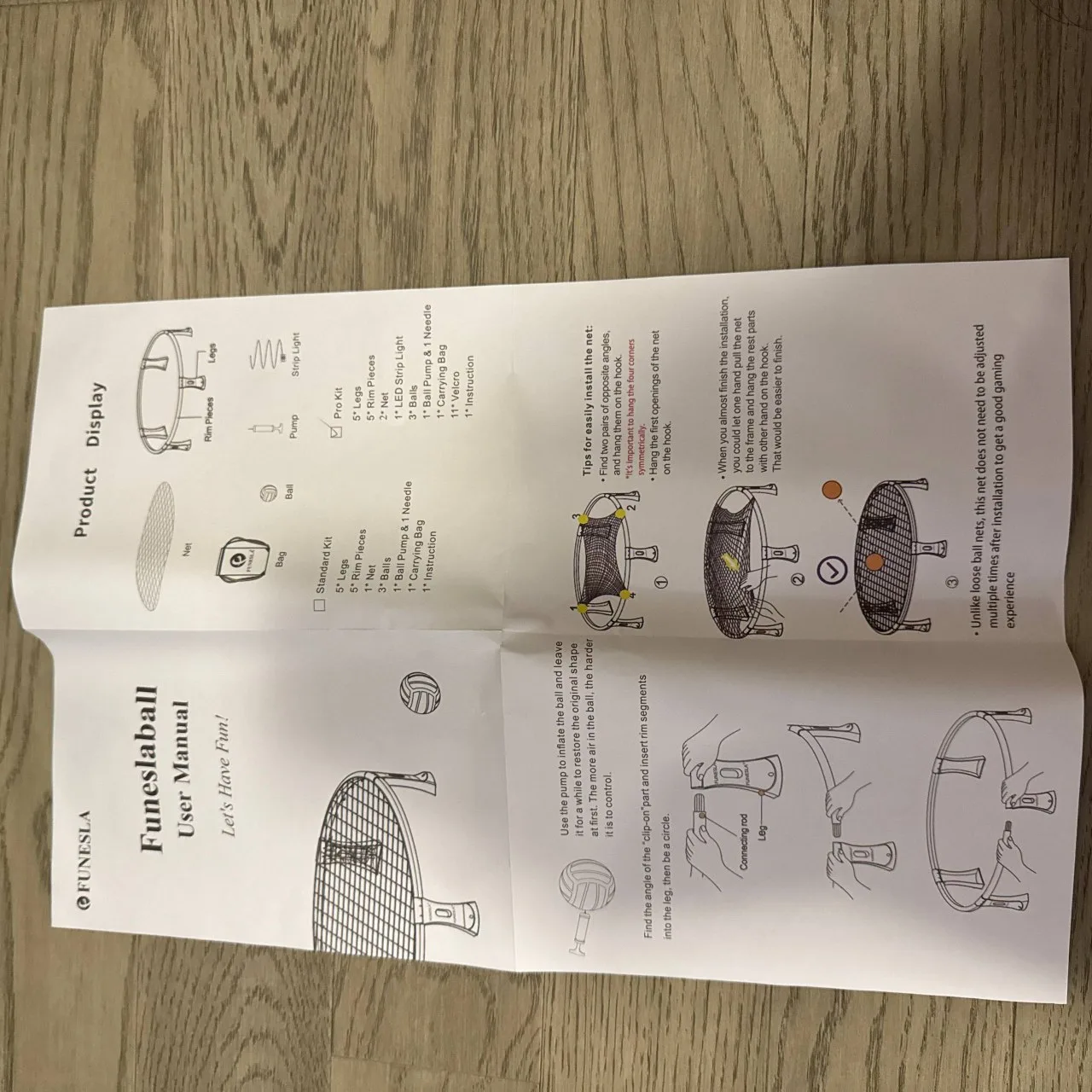 Funeslaball Pro Kit with LED Strip Light image indicator(6)
