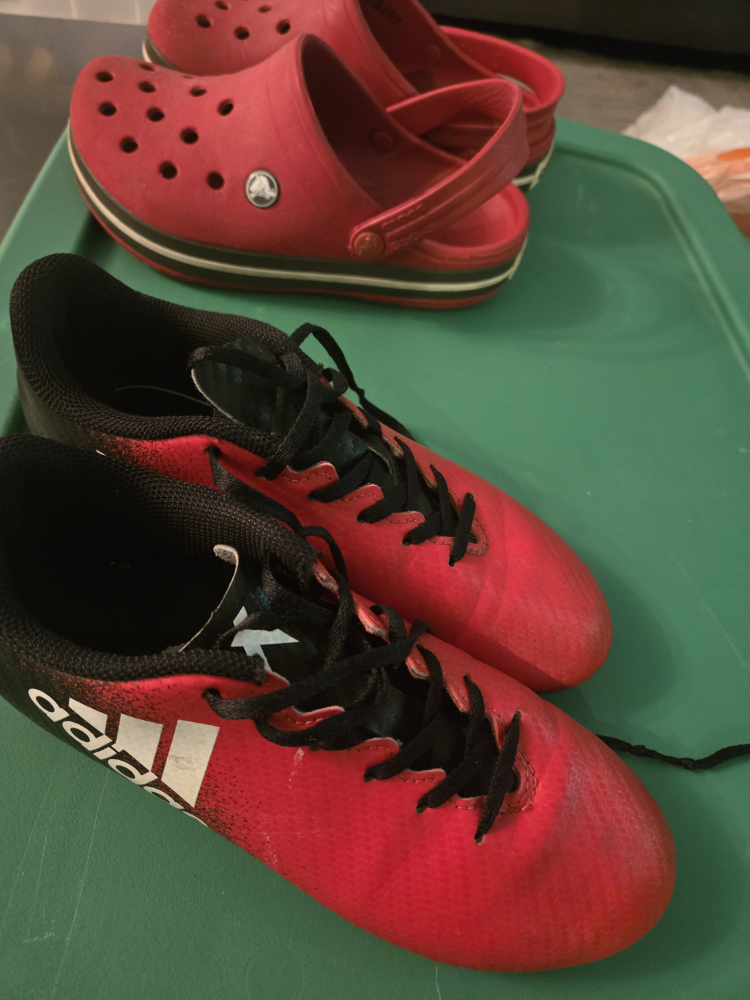 Crocs & Adidas Soccer Cleats - Size 3 Youth - photo 3