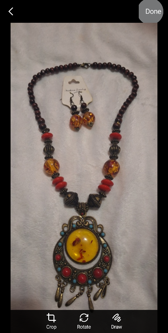 Necklace and Earrings Set - photo 3