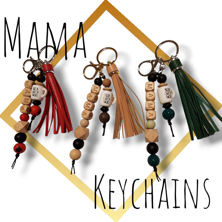 Mama Keychain with Tassel - photo 3