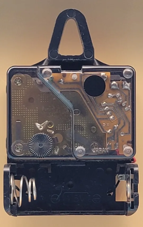 🥳VGC🤩 Bulova (1970's) Quartz Wall Clock - Brown Tested image indicator(5)