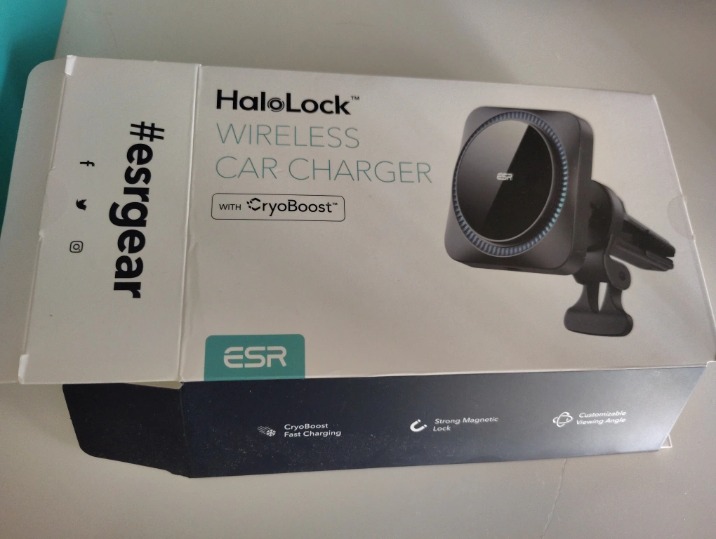 ESR HaloLock Wireless Car Charger - New in Box!