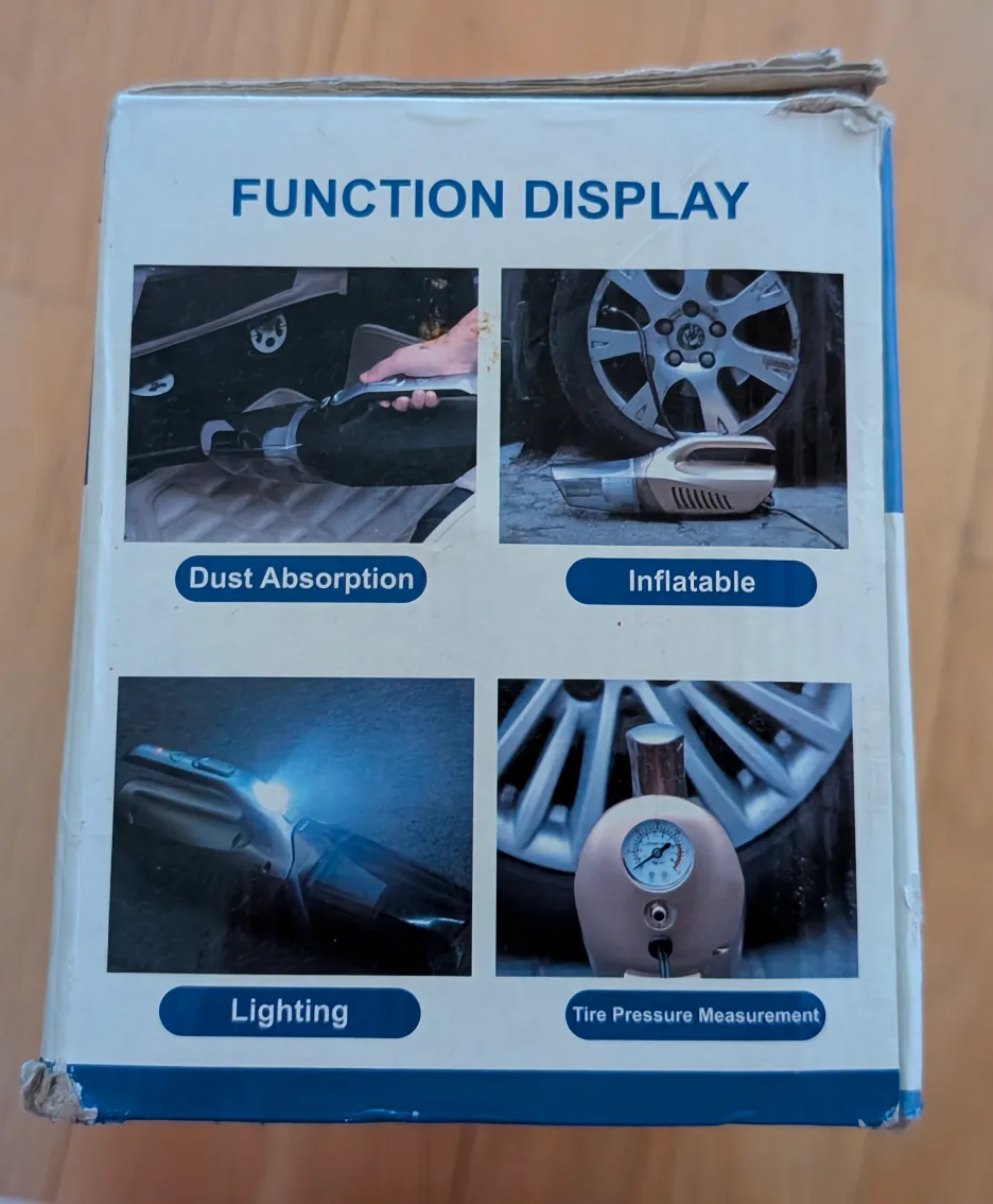 🧡 4-in-1 Dry & Wet Car Vacuum Cleaner image indicator(3)