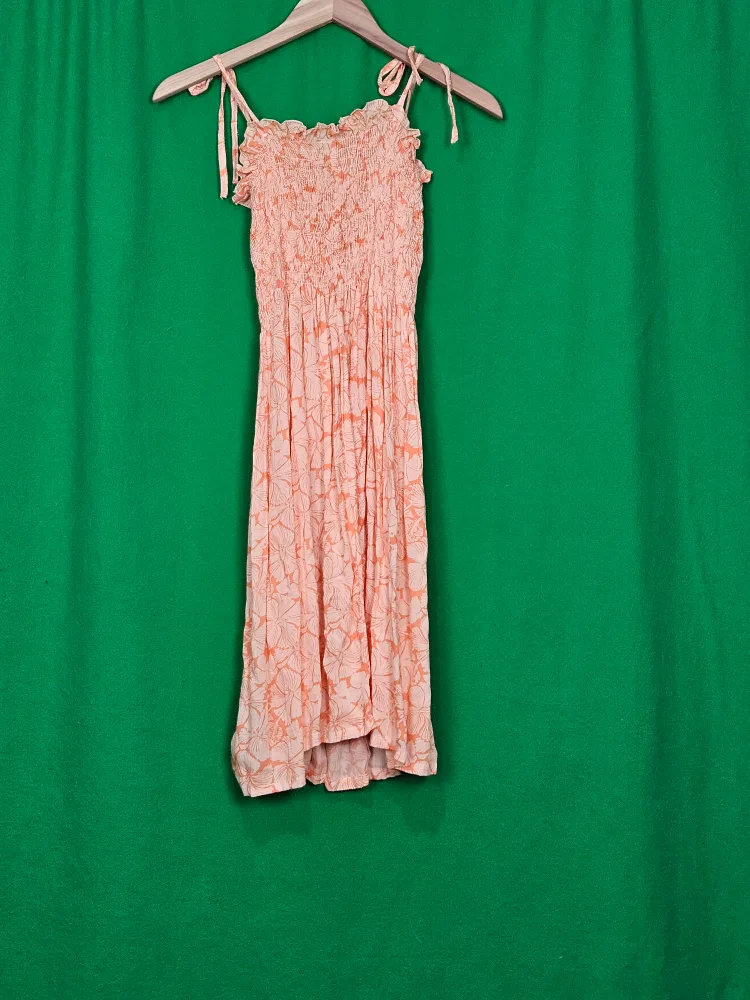 Floral Sundress - Peach/Orange thumbnail