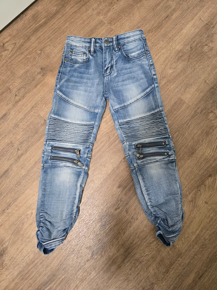 Urban ID Youth Skinny Moto Jeans - Size 7 thumbnail
