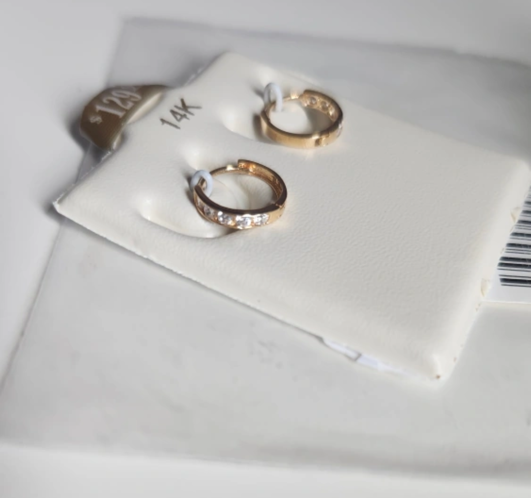 14K Gold Hoop Earrings - New - photo 5