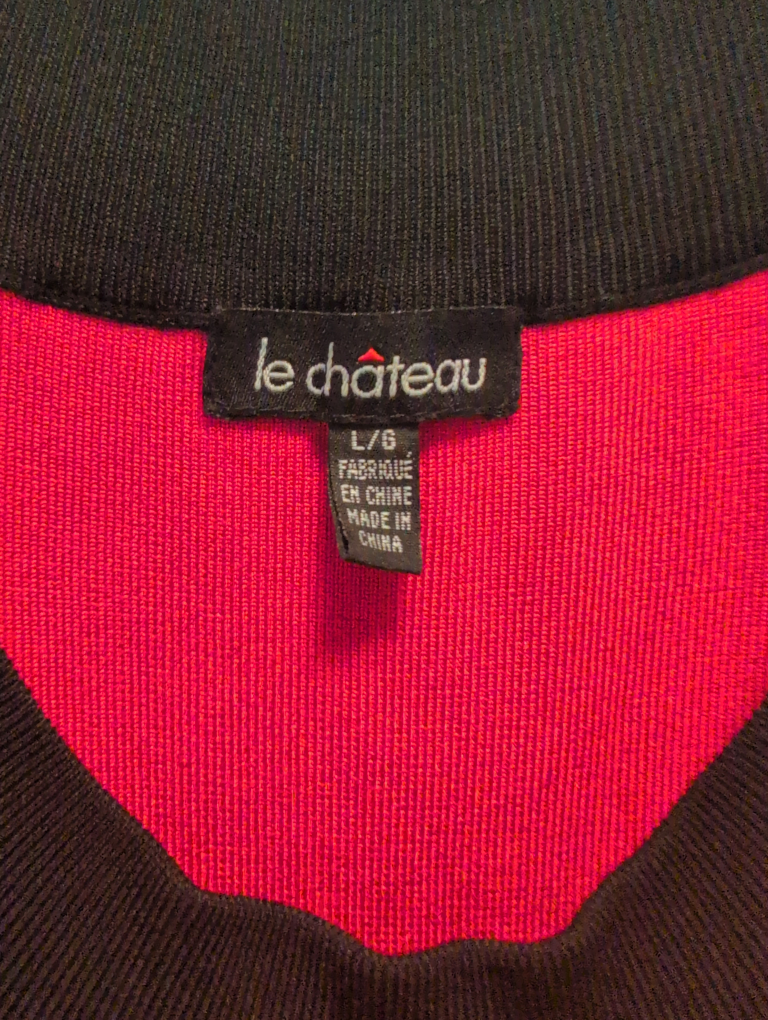 Le Chateau Black & Red Dress - Size L - photo 2