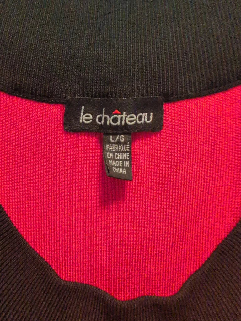 Le Chateau Black & Red Dress - Size L image indicator(2)