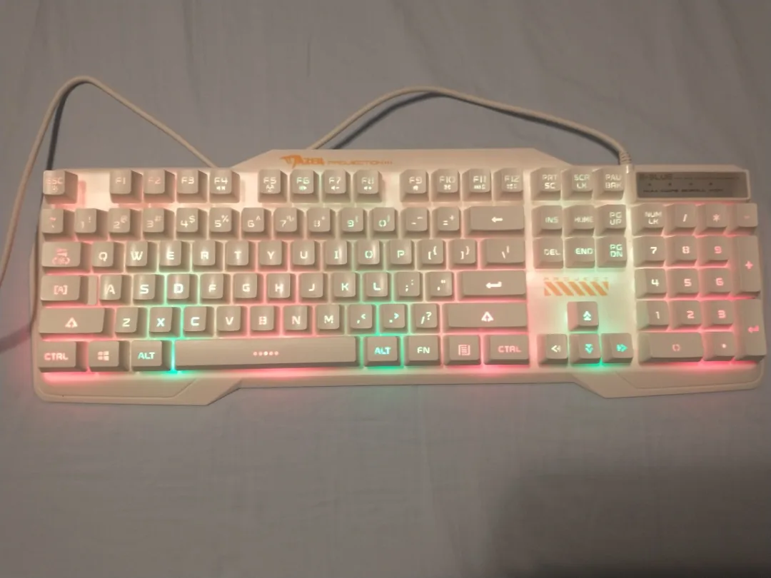 White full mechanical gaming keyboard image indicator(3)