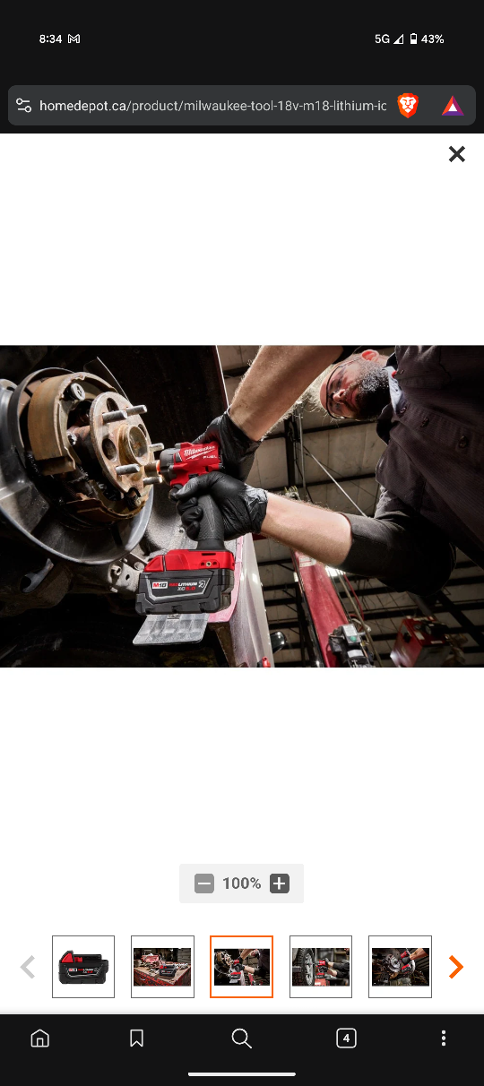 Milwaukee M18 Cordless Impact Wrench - photo 3