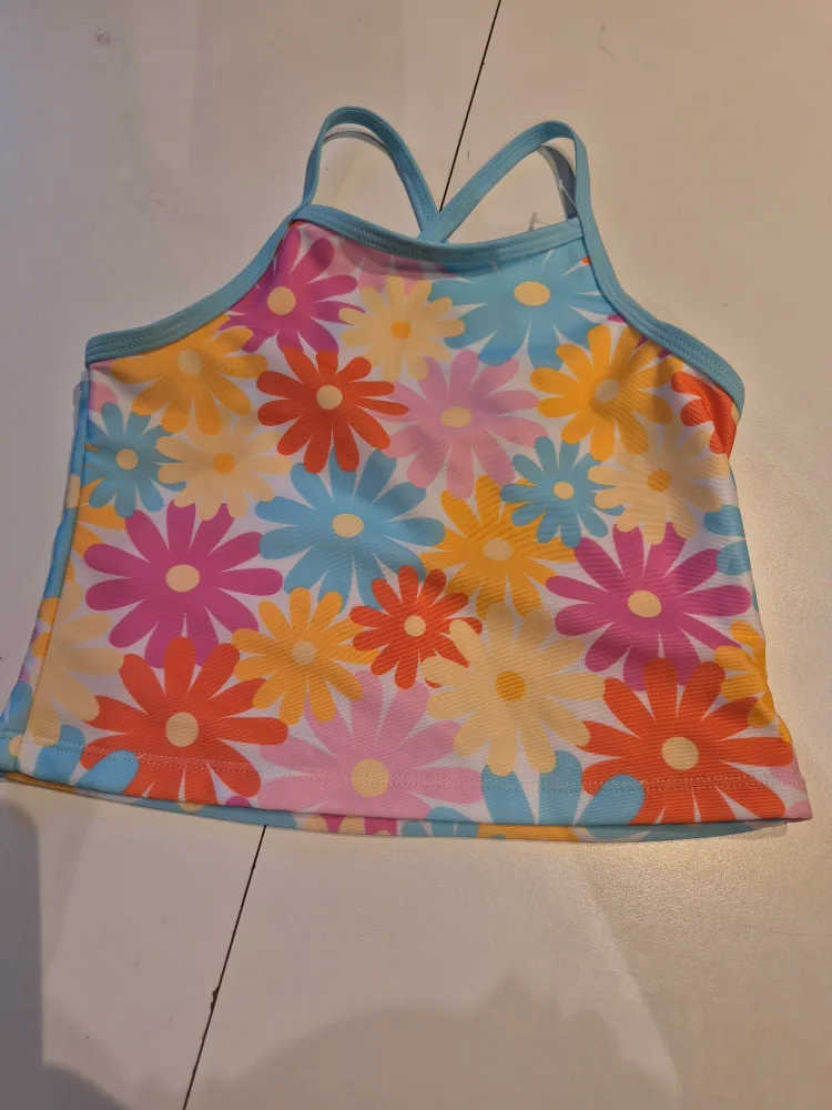 Tankini Swimsuit Top - Floral Pattern thumbnail