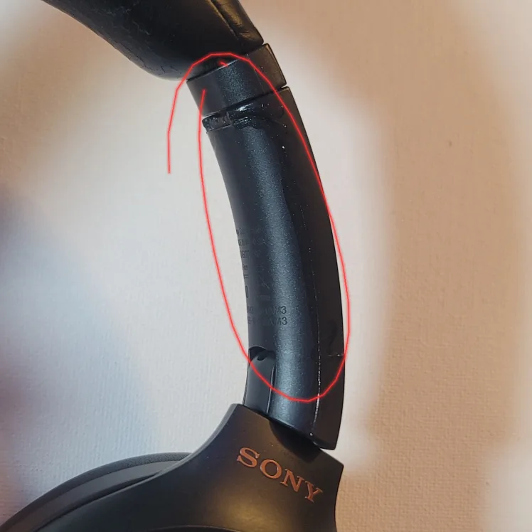 Sony WH-1000XM3 Wireless Headphones - Black image indicator(4)