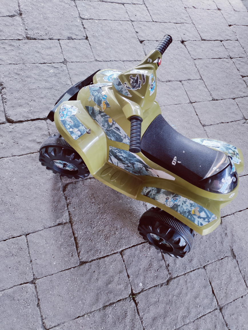 Kids' Ride-On ATV - Olive Green - photo 3