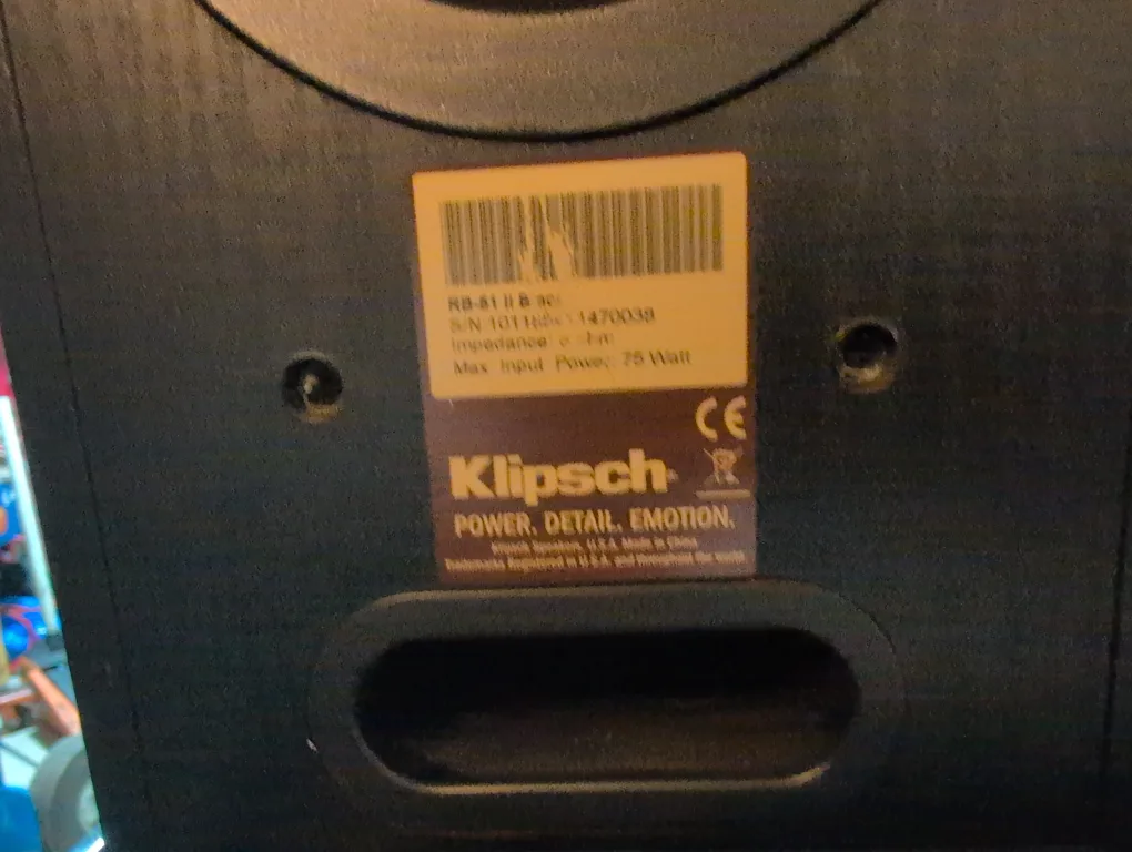 Klipsch RB-51 II Bookshelf Speakers - Black image indicator(4)
