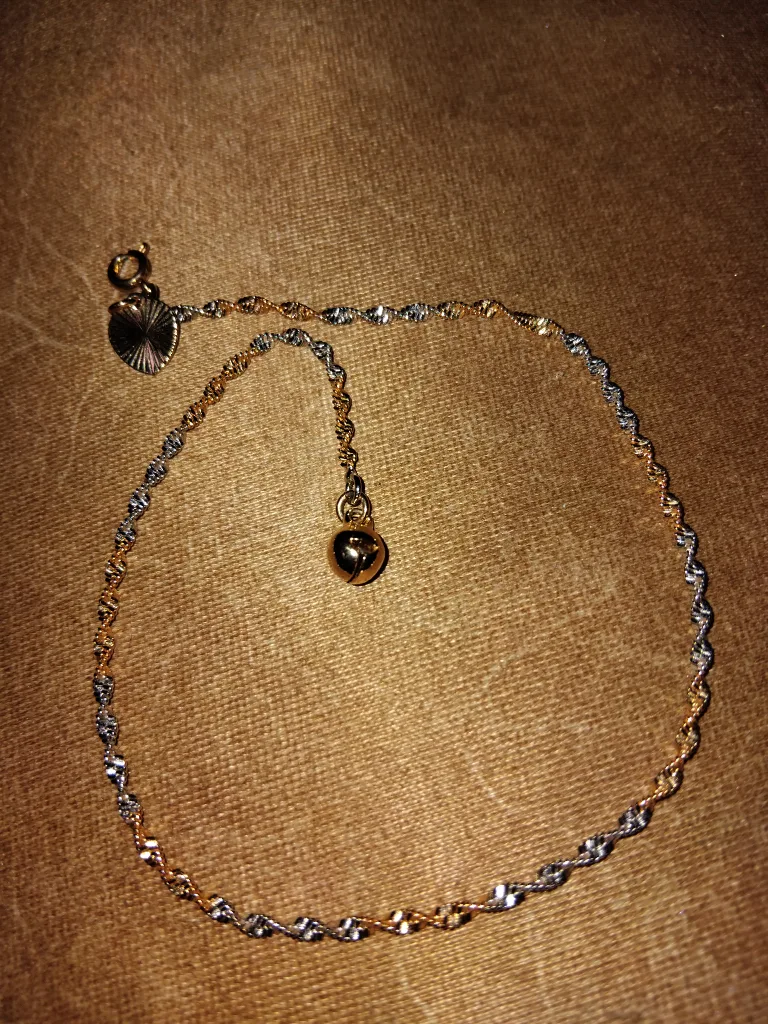 Gold and Silver Anklet image indicator(3)