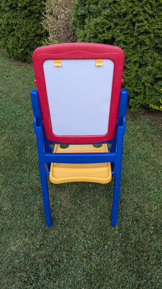 Kids Easel - Red, Yellow, Blue thumbnail