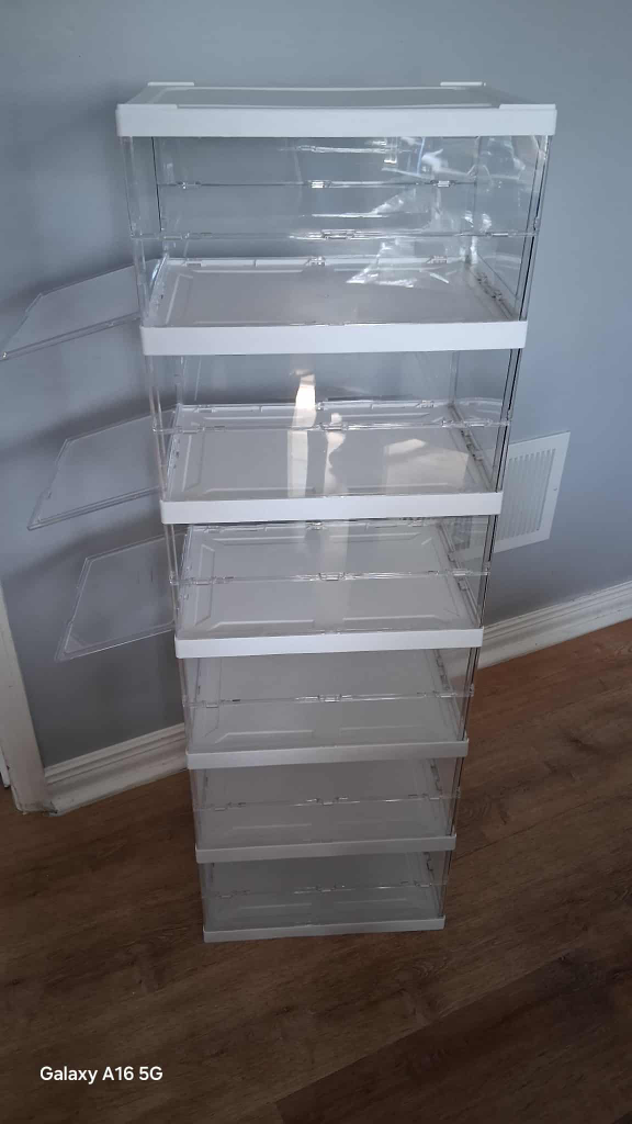 Clear Stackable Shoe Storage Box