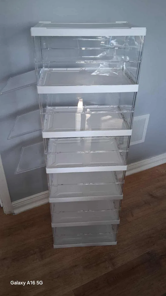 Clear Stackable Shoe Storage Box thumbnail