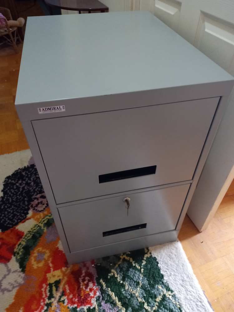 Admiral Two-Drawer Filing Cabinet