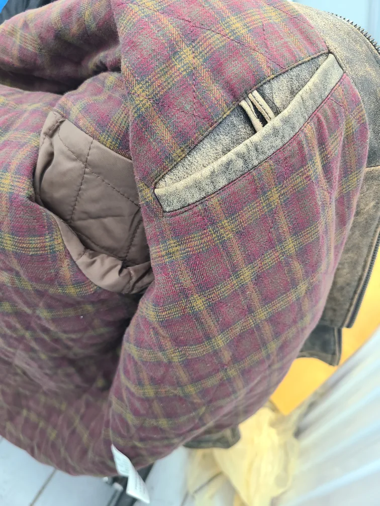 Aeropostale Brown Leather Jacket image indicator(3)