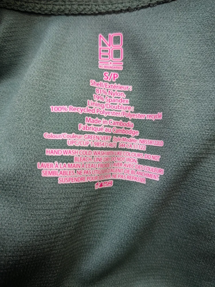 No Boundaries Green one piece swimsuit - Size S image indicator(4)