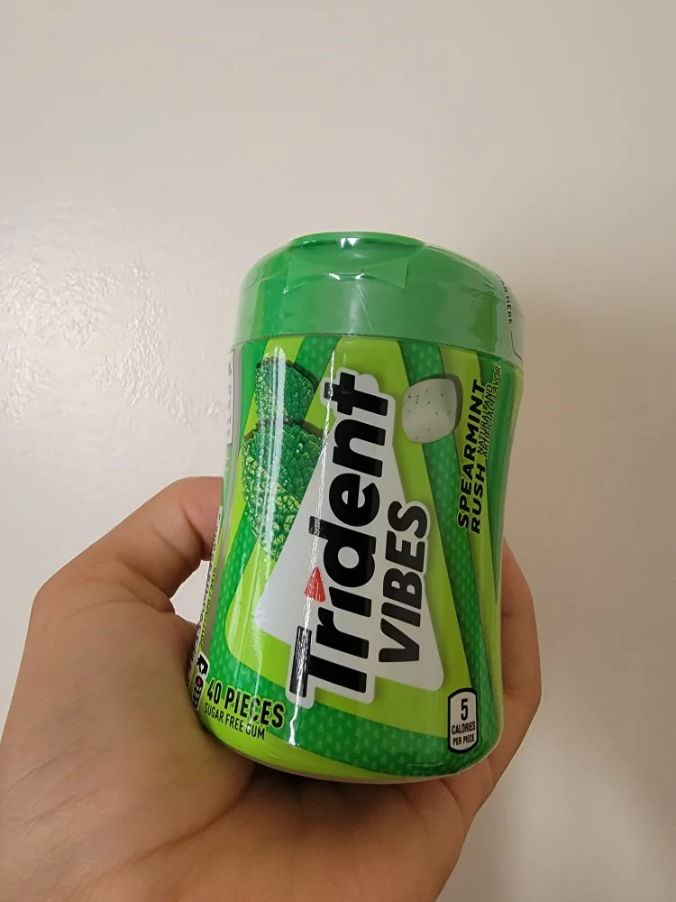 Trident Vibes Spearmint Rush Gum - 40 Pieces thumbnail
