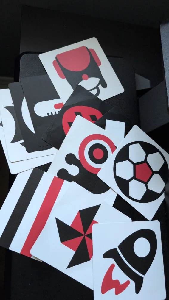Infant Stimulation Cards - Black, White & Red thumbnail