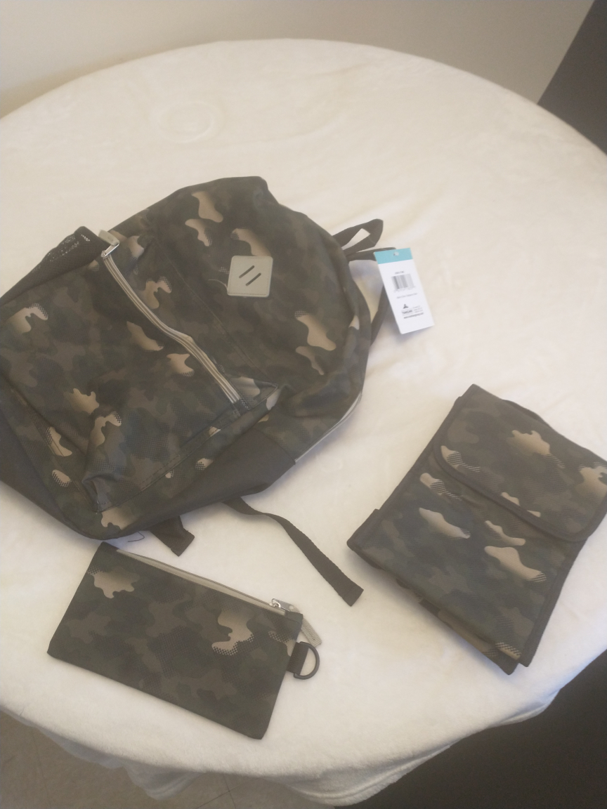 Camo Backpack, Lunch Bag & Pencil Case Set - photo 4