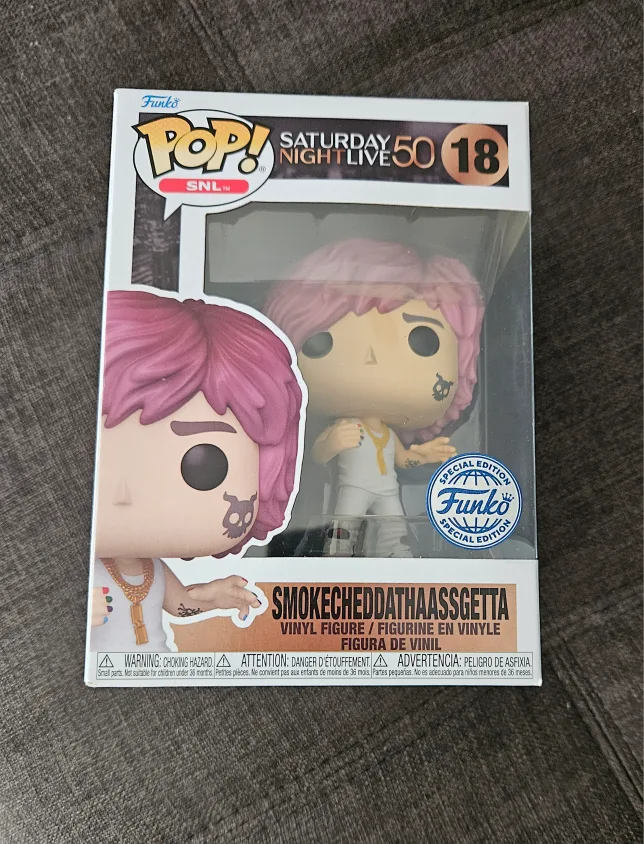 Funko Pop SNL50 18 Smokecheddathaassgetta Timothee Chalamet thumbnail