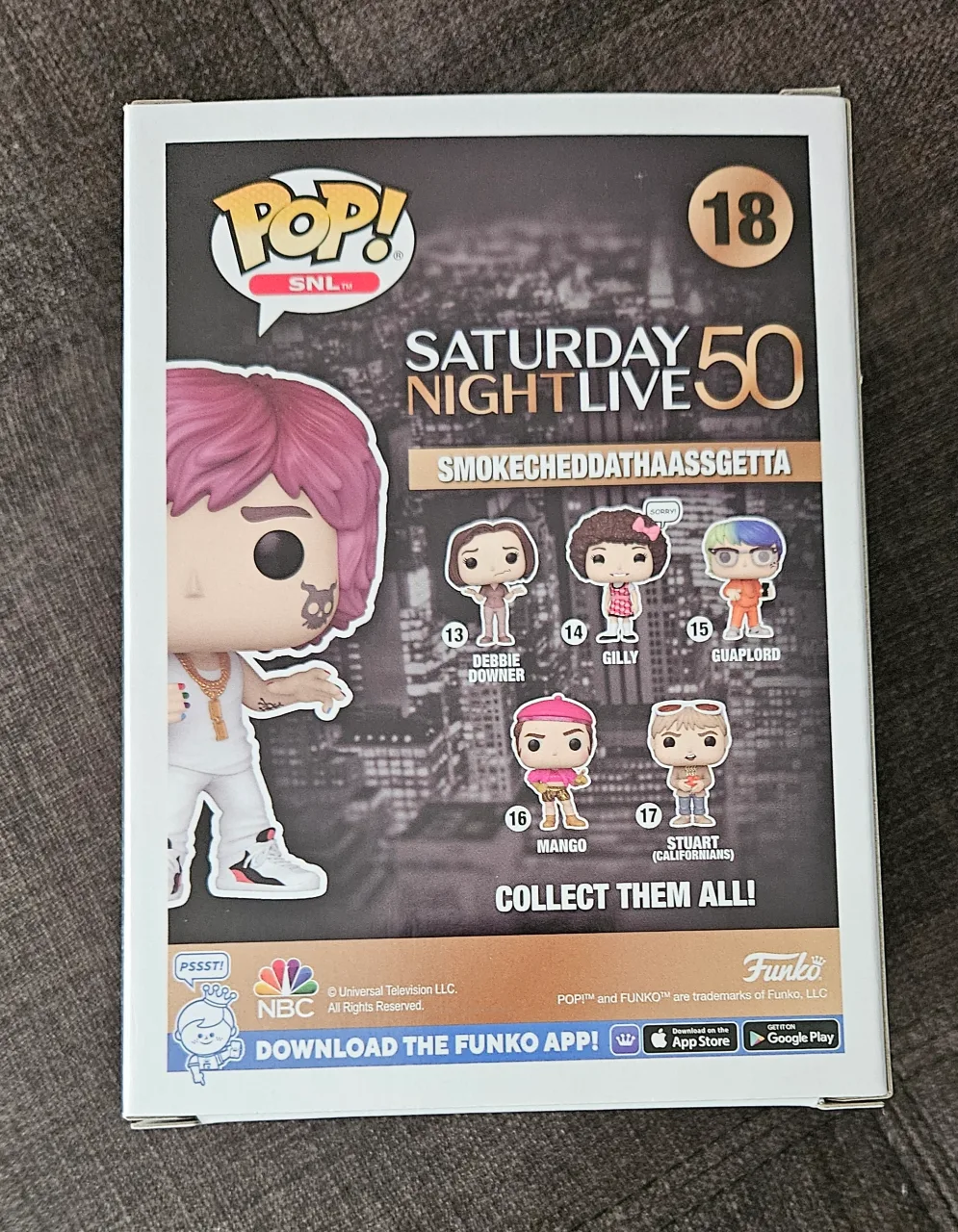 Funko Pop SNL50 18 Smokecheddathaassgetta Timothee Chalamet image indicator(3)