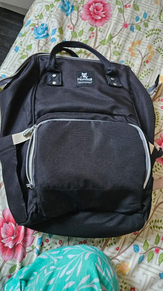 Hafmall Diaper Bag Backpack - Black thumbnail