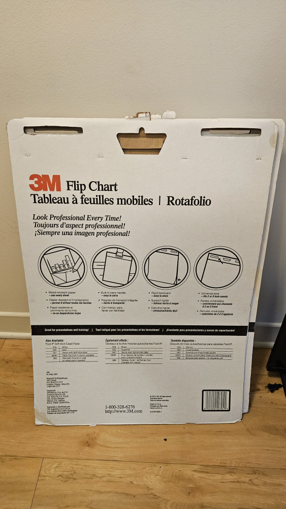 3x 3M Flip Chart - Rotafolio