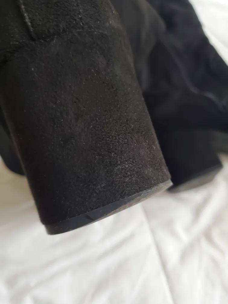 Black Knee High Boots, Size 11 image indicator(2)