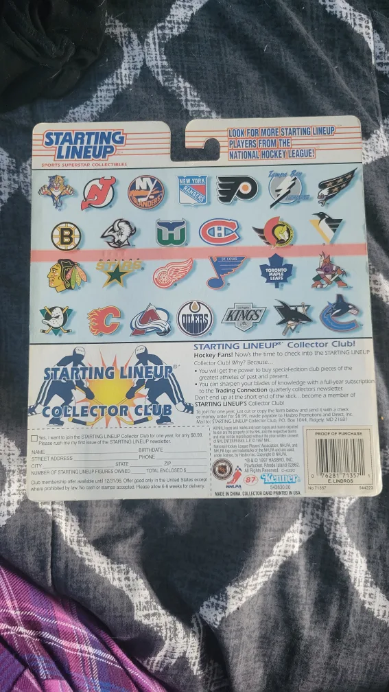 Kenner Starting Lineup Eric Lindros 1997 Edition image indicator(3)