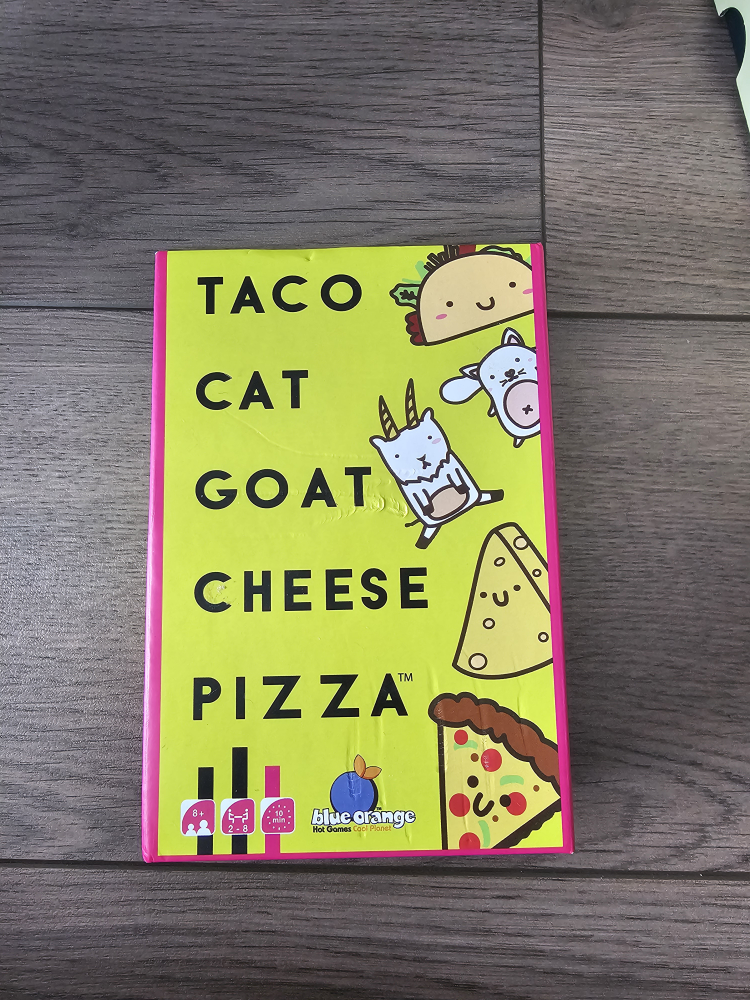 Taco Cat Goat Cheese Pizza Card Game