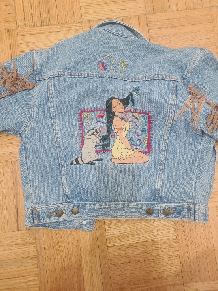 Vintage Disney Store Pocahontas Denim Jacket