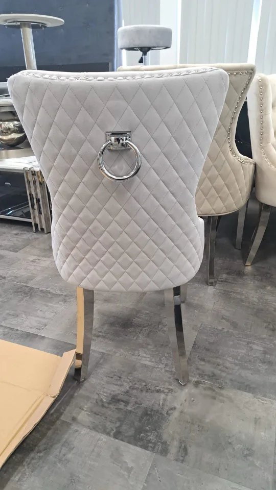 Upholstered Dining Chair - Grey image indicator(2)