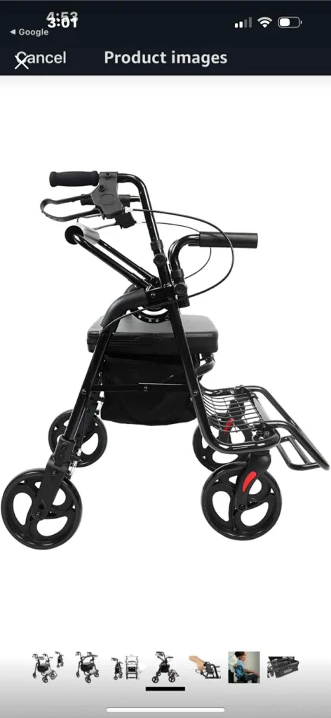 KMINA Lightweight Folding Walker for Seniors image indicator(3)